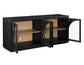 Magnolia Cathedral Doored Server, Black