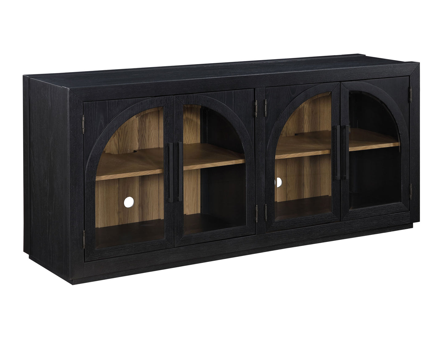 Magnolia Cathedral Doored Server, Black