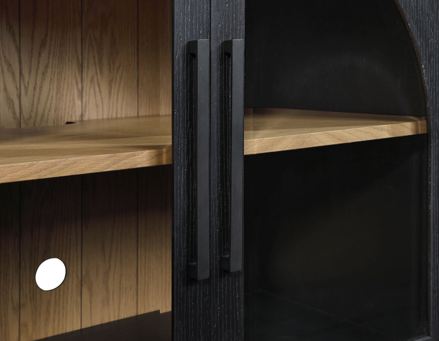 Magnolia Cathedral Doored Server, Black