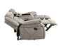 Tyson Sofa, Manual Reclining, Drop-Down Console and Power Strip, Glider