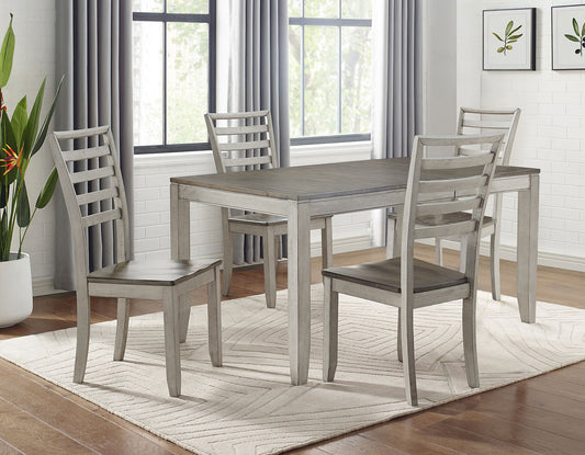 Abacus 5-Piece Dining Set
(Table & 4 Side Chairs)