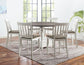 Joanna 5 Piece Drop-leaf Counter Set
(Counter Table & 4 Counter Chairs)