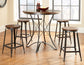 Adele 5-Piece Counter Dining Set
(Table & 4 Stools)