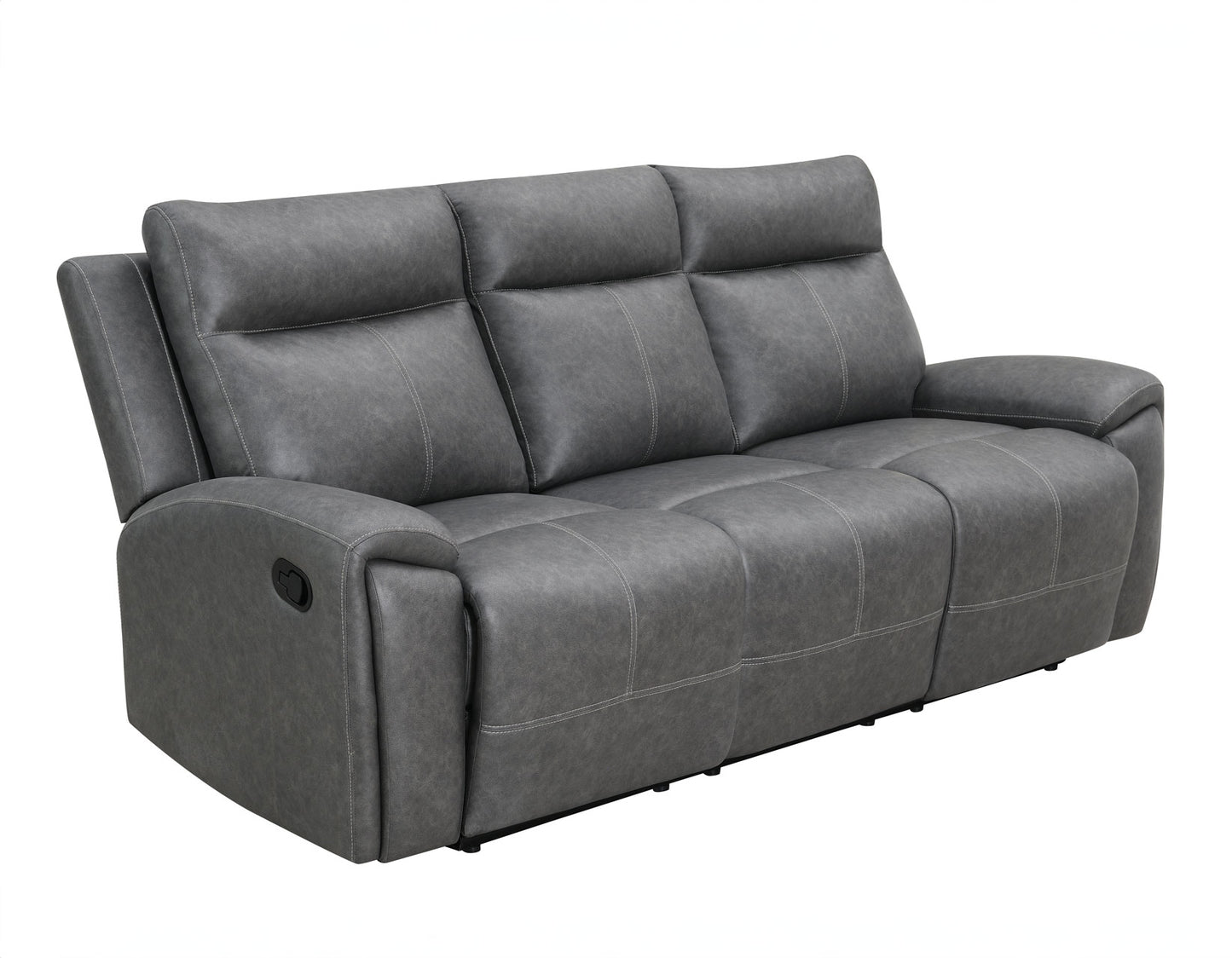 Gaston Sofa, Manual Reclining, Drop-Down Console