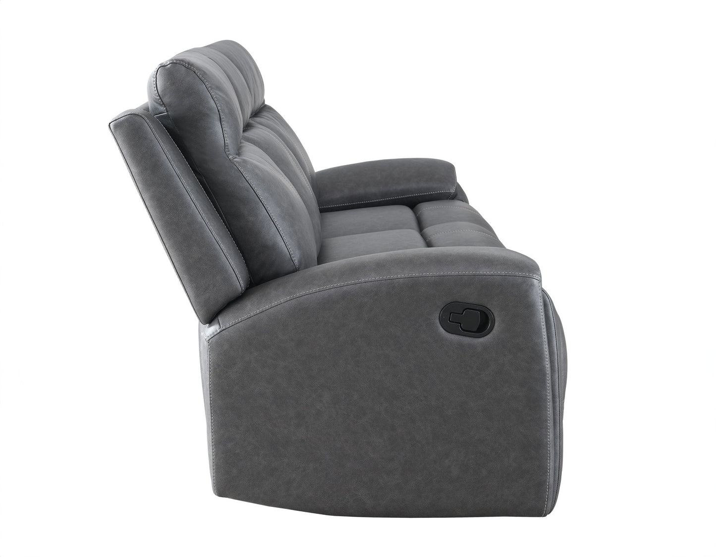Gaston Sofa, Manual Reclining, Drop-Down Console