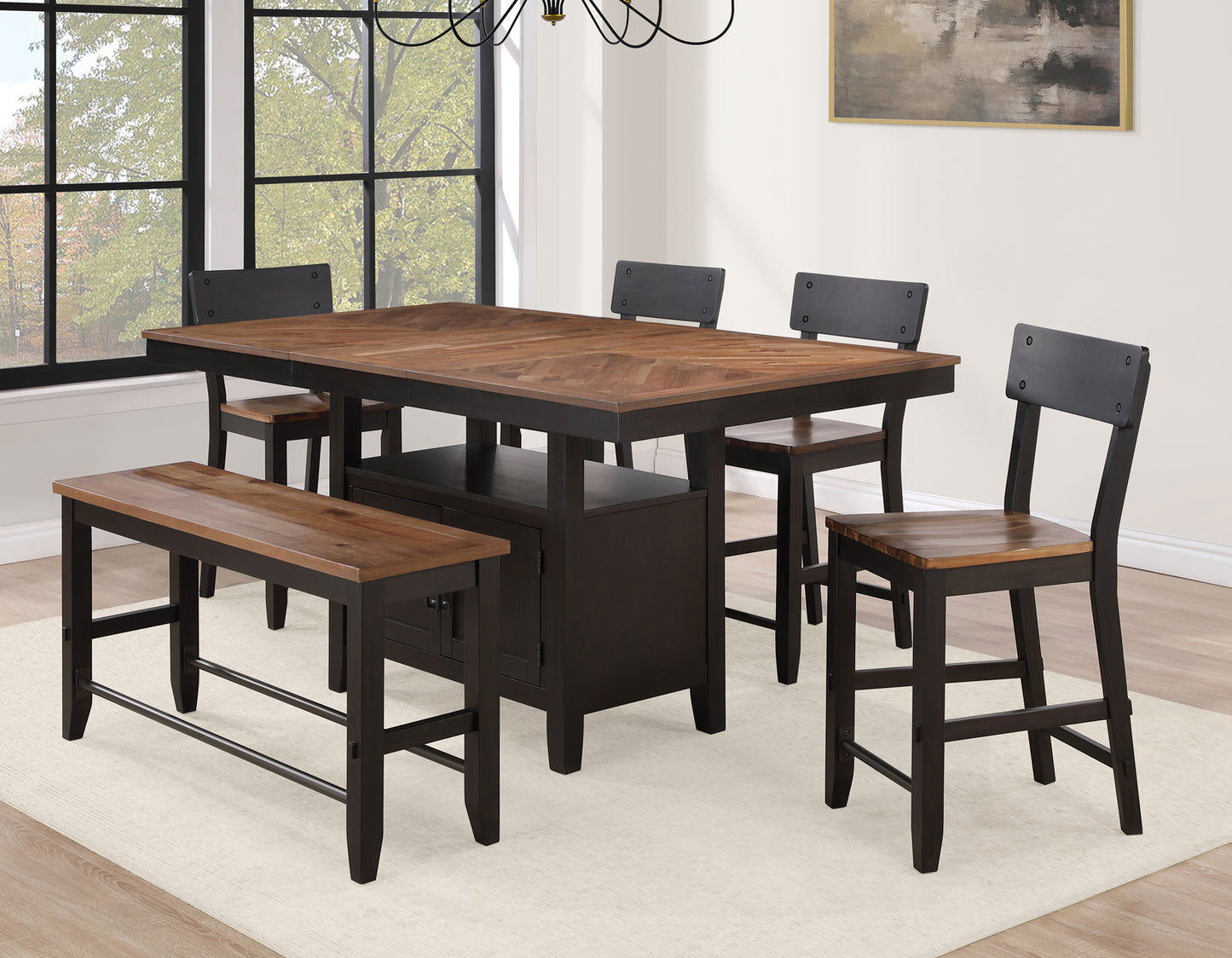 Bermuda 6-PIece Counter Dining Set