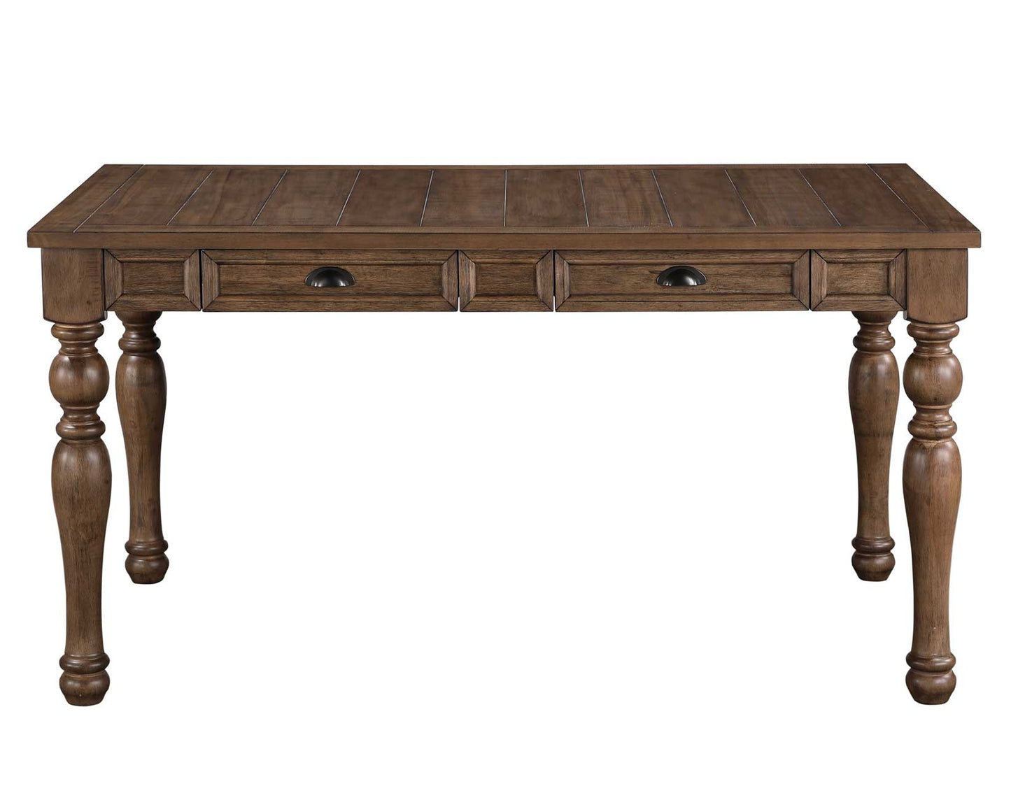Joanna 59.5″ 4-Drawer Dining Table, Brown