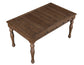 Joanna 59.5″ 4-Drawer Dining Table, Brown