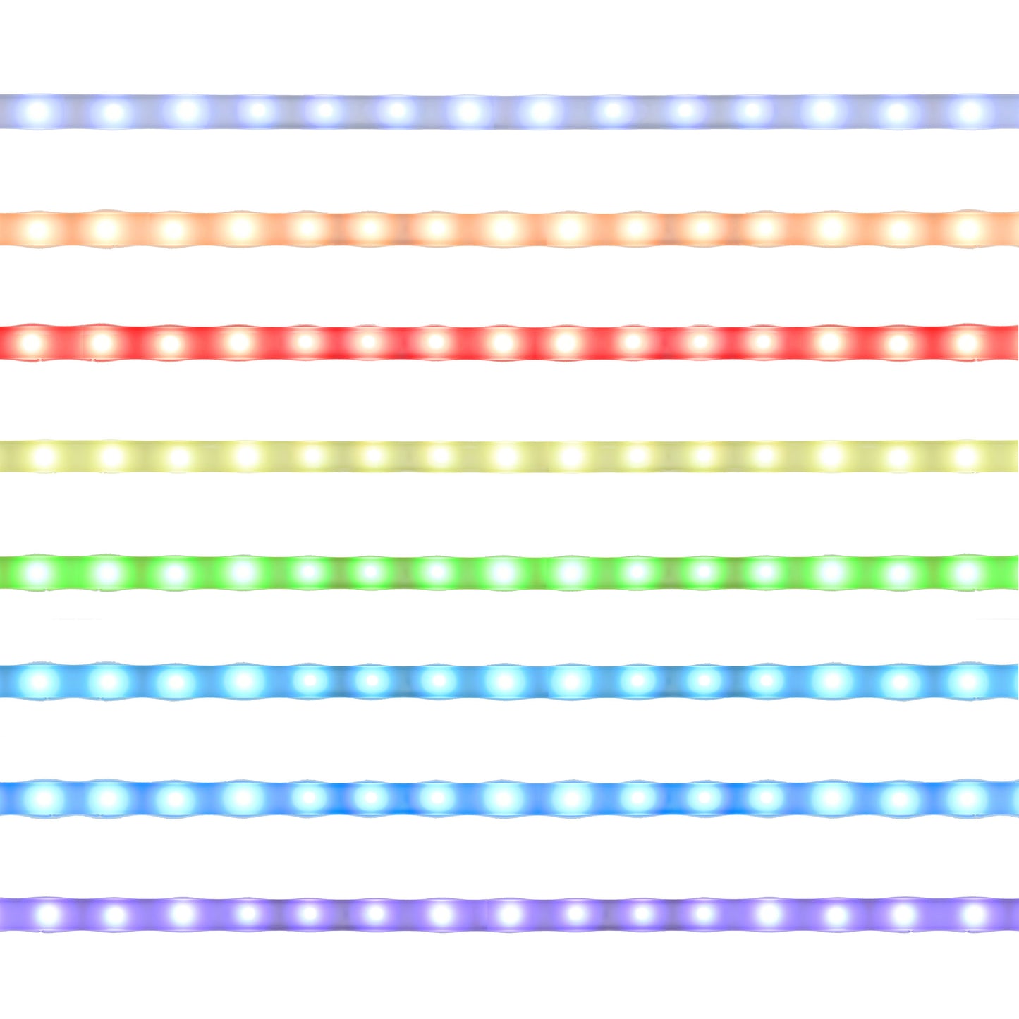 Araceli Freestanding LED Home Bar Cabinet White High Gloss