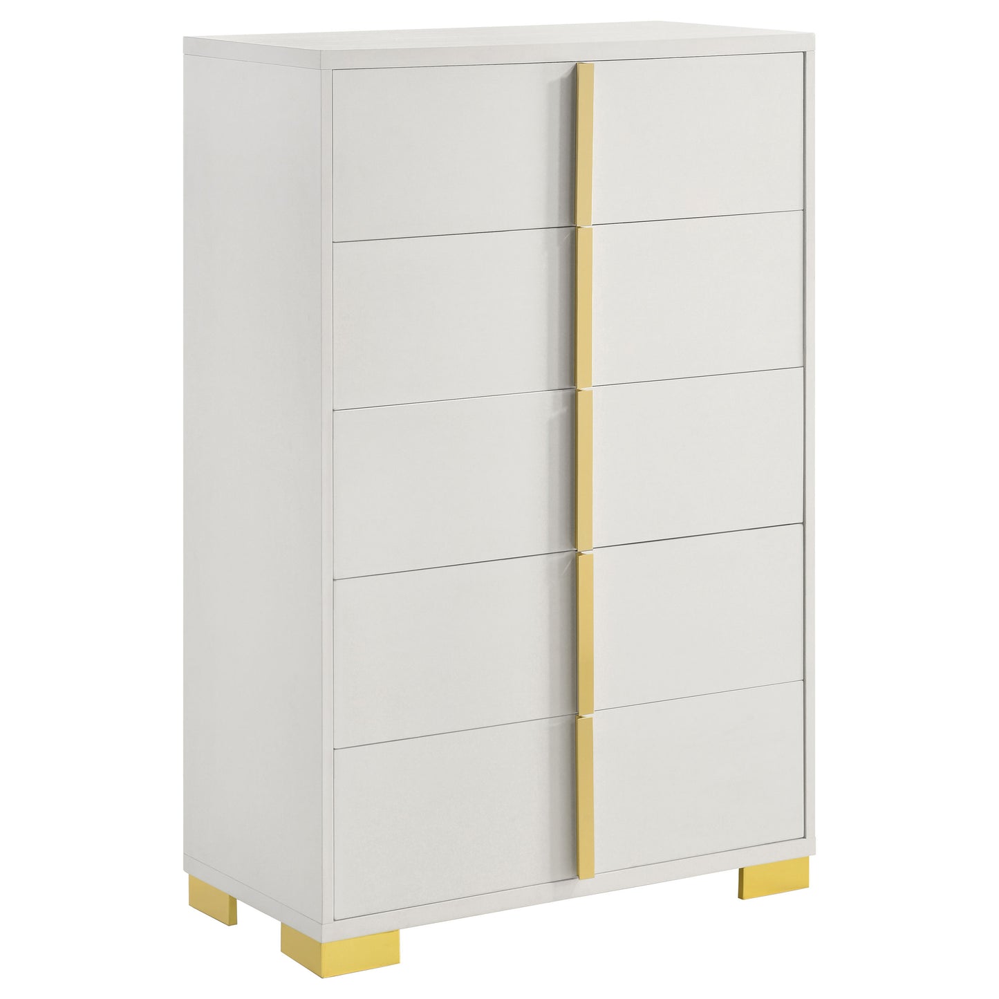 Marceline 5-drawer Bedroom Chest White - Discount Furniture Connection