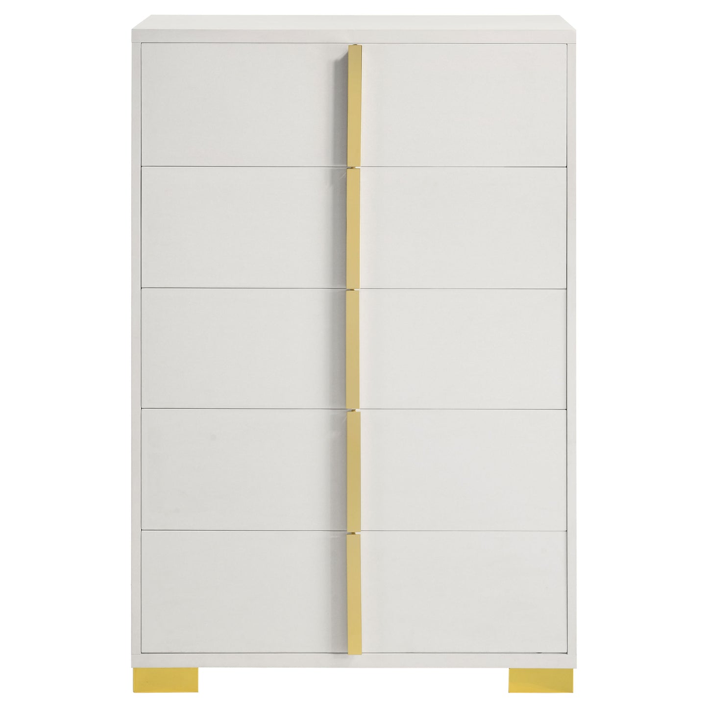 Marceline 5-drawer Bedroom Chest White - Discount Furniture Connection