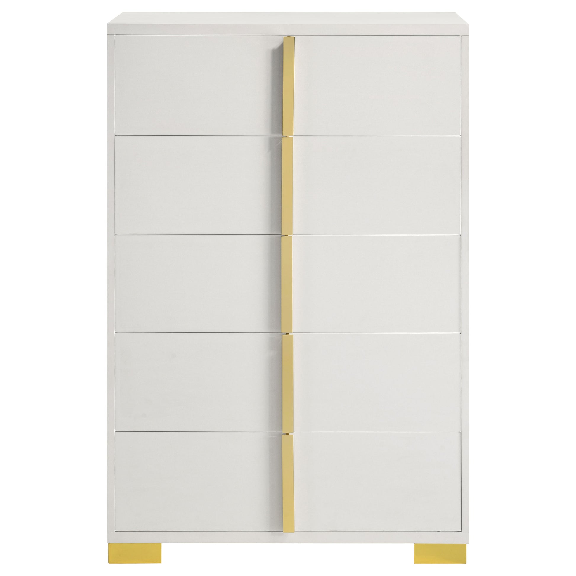 Marceline 5-drawer Bedroom Chest White - Discount Furniture Connection