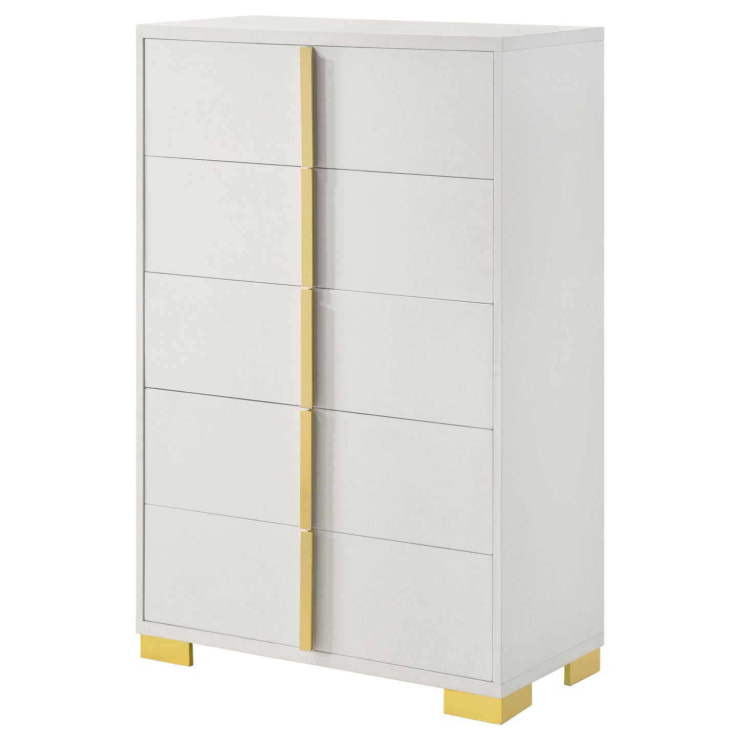 Marceline 5-drawer Bedroom Chest White - Discount Furniture Connection