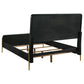 Arini Rattan Eastern King Panel Bed Black and Natural - Discount Furniture Connection