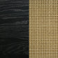 Arini Rattan Eastern King Panel Bed Black and Natural - Discount Furniture Connection