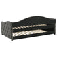 Sadie Upholstered Twin Daybed with Trundle Grey - Discount Furniture Connection