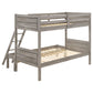 Ryder Twin Over Full Bunk Bed Weathered Taupe