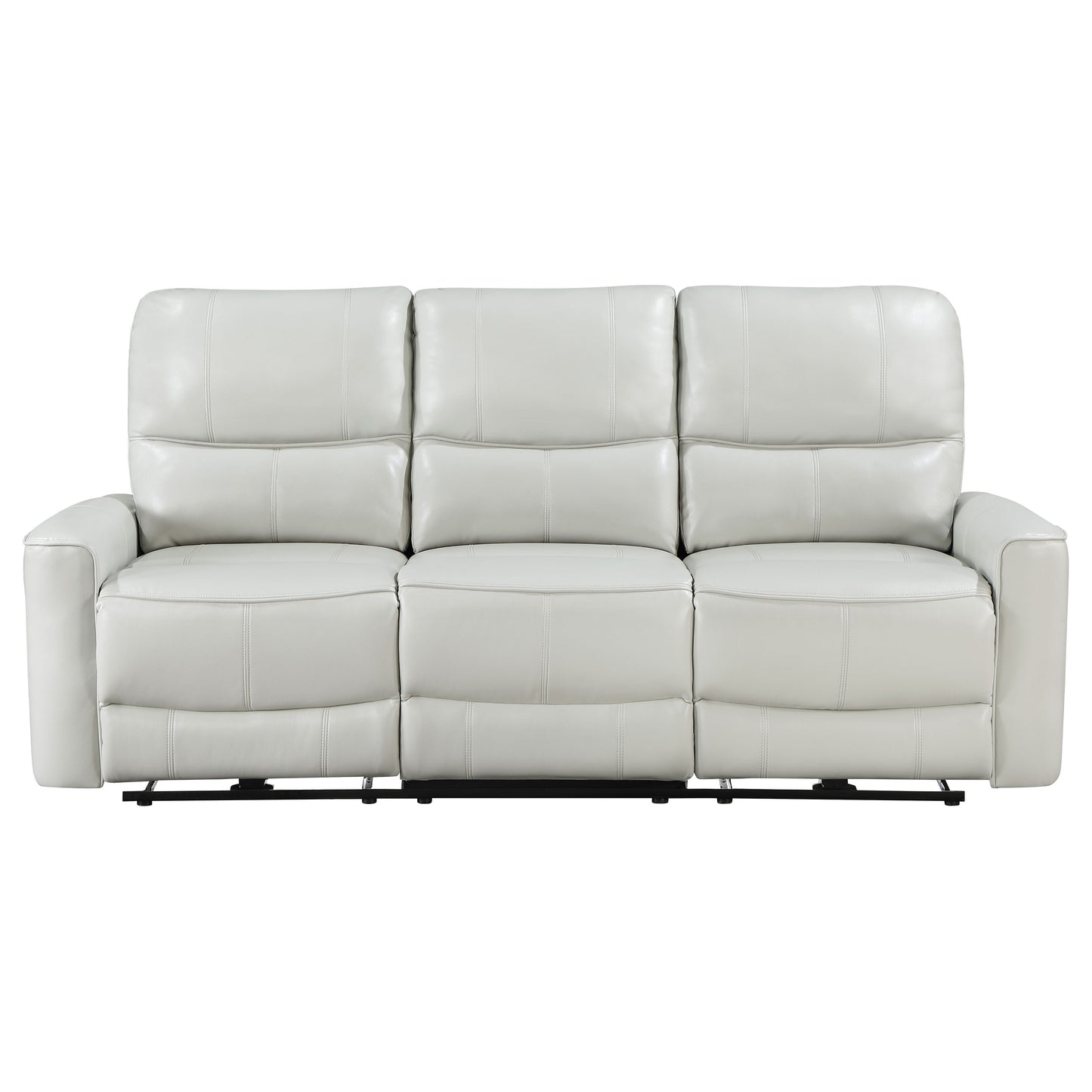 Greenfield Upholstered Power Reclining Sofa Dove Grey - Discount Furniture Connection