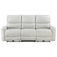 Greenfield Upholstered Power Reclining Sofa Dove Grey - Discount Furniture Connection