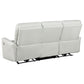 Greenfield Upholstered Power Reclining Sofa Dove Grey - Discount Furniture Connection