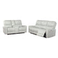 Greenfield 2-piece Power Reclining Sofa Set Dove Grey - Discount Furniture Connection