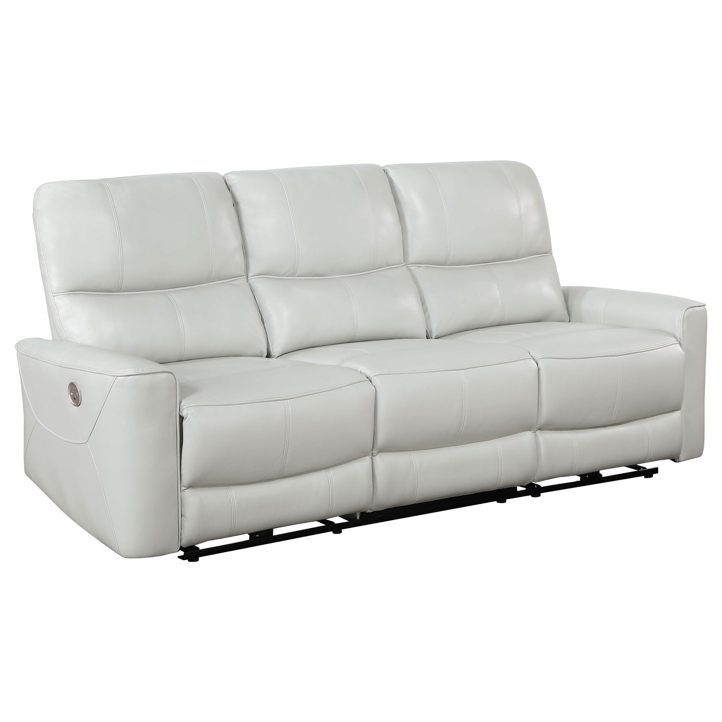 Greenfield 2-piece Power Reclining Sofa Set Dove Grey - Discount Furniture Connection