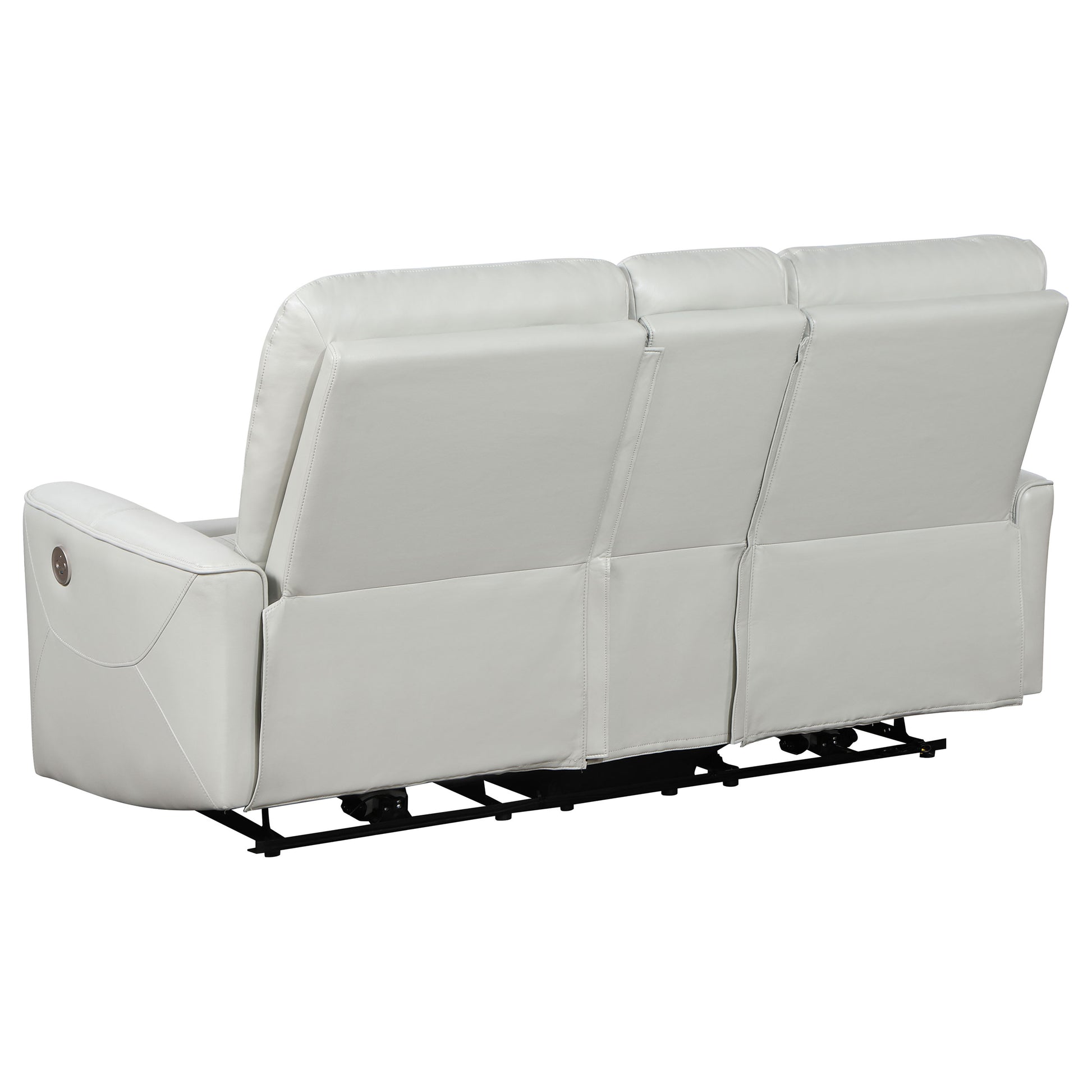 Greenfield 2-piece Power Reclining Sofa Set Dove Grey - Discount Furniture Connection