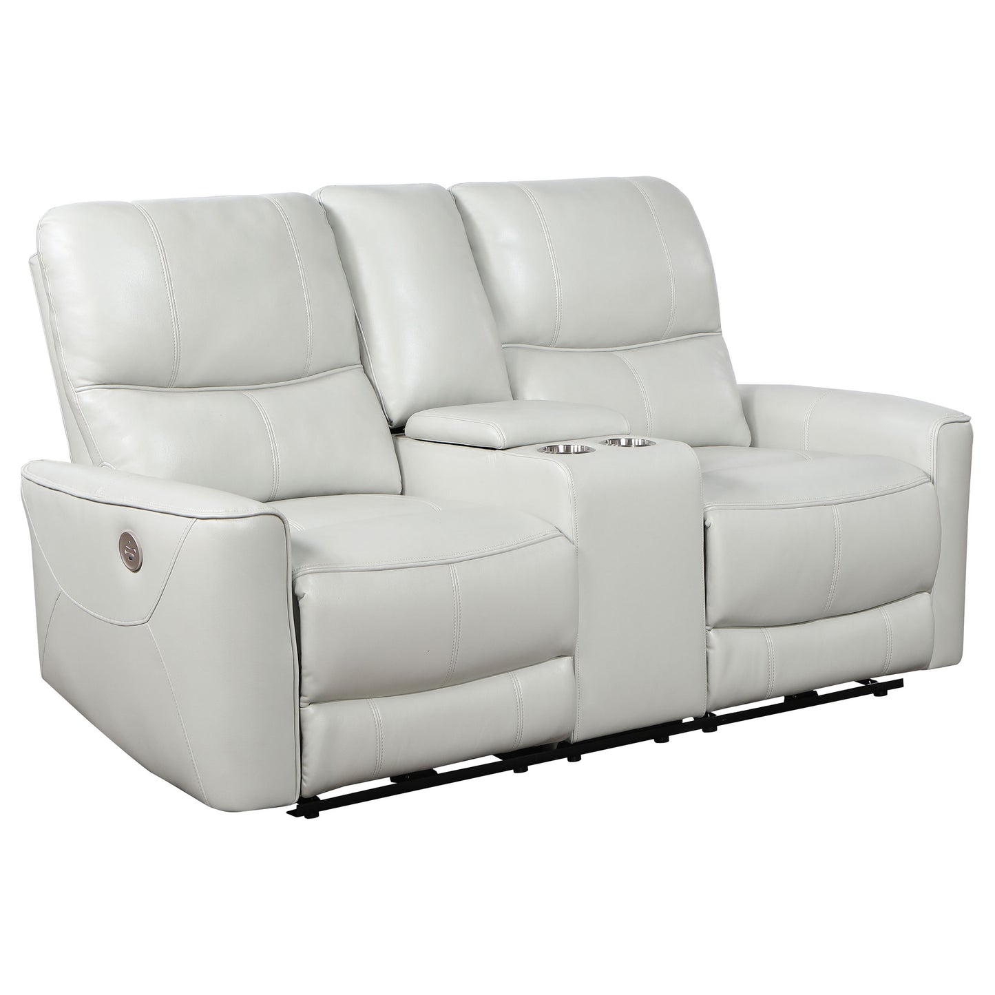 Greenfield 2-piece Power Reclining Sofa Set Dove Grey - Discount Furniture Connection