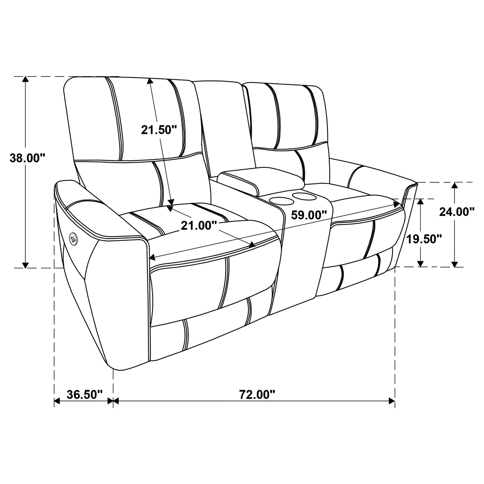 Greenfield 2-piece Power Reclining Sofa Set Dove Grey - Discount Furniture Connection
