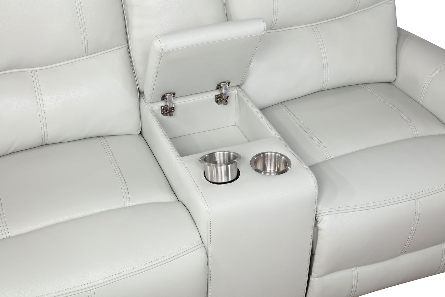 Greenfield 2-piece Power Reclining Sofa Set Dove Grey - Discount Furniture Connection
