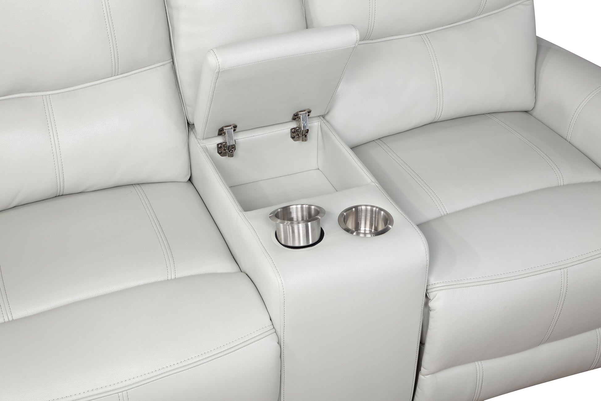 Greenfield 2-piece Power Reclining Sofa Set Dove Grey - Discount Furniture Connection