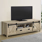 Madra 2-door Engineered Wood 79-inch TV Stand Distressed Pine