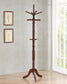 Achelle 11 Hook Freestanding Coat Rack Hat Hanger Tobacco - Discount Furniture Connection